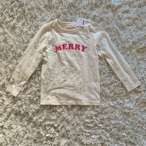Crewcuts MERRY Shirt (XS, 4-5) - NWT